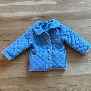 Cozy Quilted Kids Jacket in Sky Blue